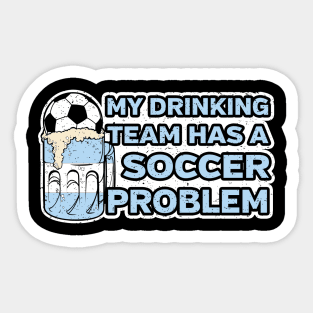 Argentina Soccer Drinking Team Sticker